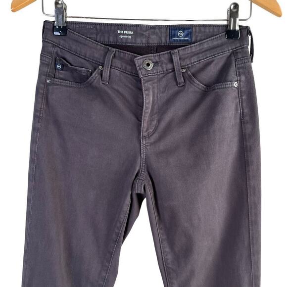 Adriano Goldschmied AG The Prima Mid-Rise Cigarette Leg Pants Charcoal Grey, 25R - Picture 5 of 15